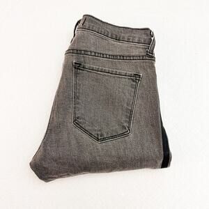 Flying Monkey Tuxedo Stripe Charcoal Denim Skinny Jeans Y1676 Size 28